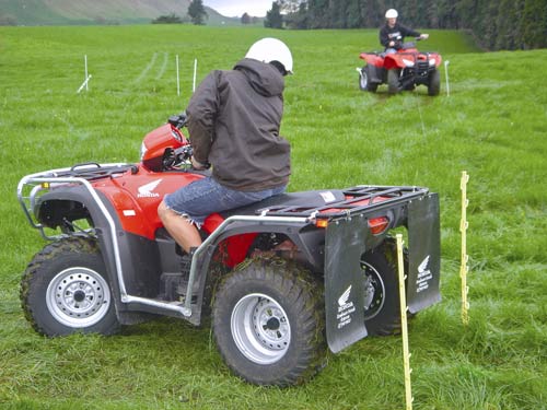 Quad-bike training 