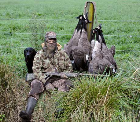 Camouflaged hunter 