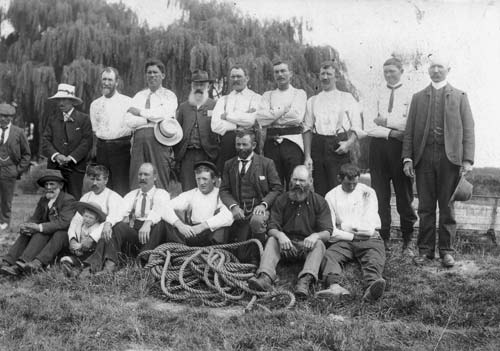 Farm tug-of-war team