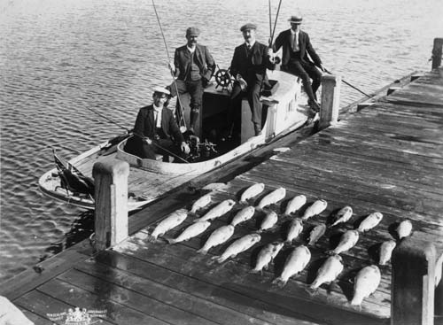 Anglers and their catch 