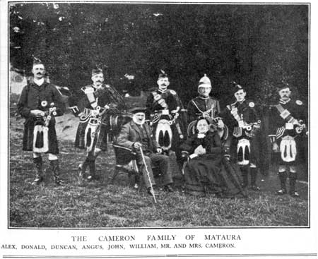 The Cameron family of Mataura