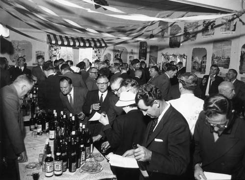 Wine tasting, 1959