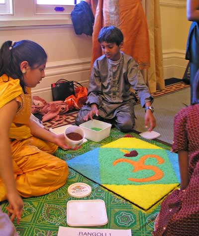 The art of rangoli 