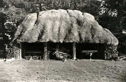 Do-it-yourself implement shed, 1948