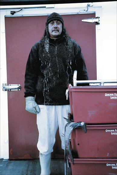 Cool store worker