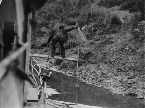 Delivering mail along the Whanganui River