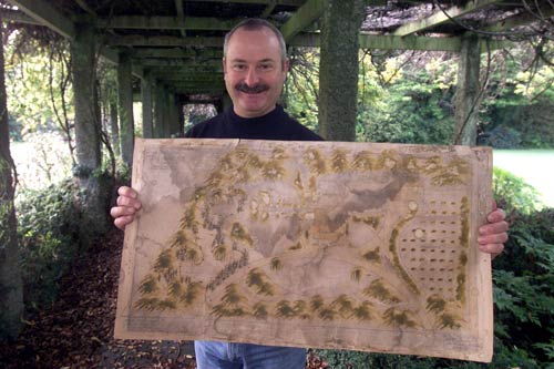 Plan of Parera garden