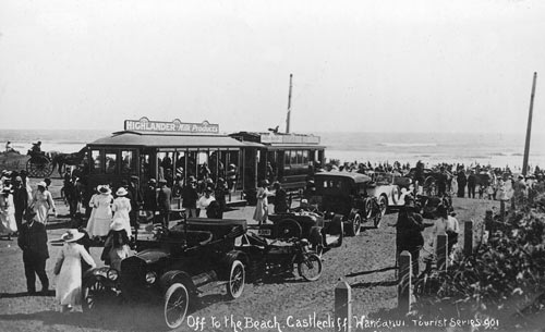 Castlecliff beach