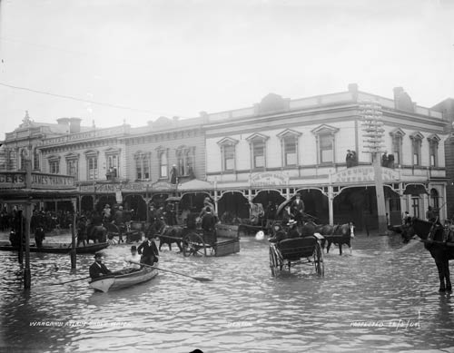 Floodwaters, Whanganui, 1904 