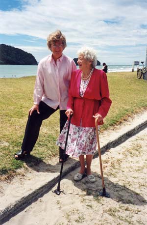 Jane Handley and her daughter
