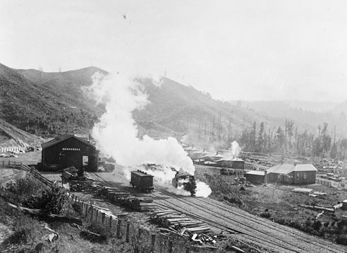 Mangaweka railway station, around 1905 