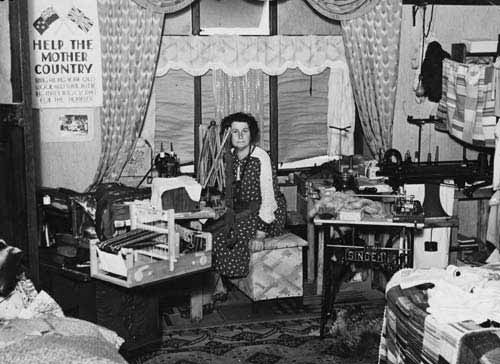 Women ‘help the Mother Country’