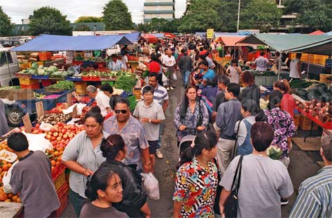 Ōtara market, 2001
