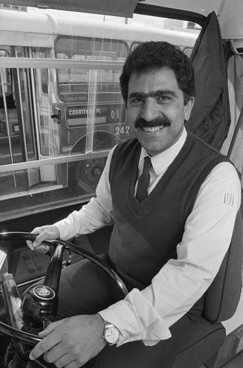 An Iranian refugee