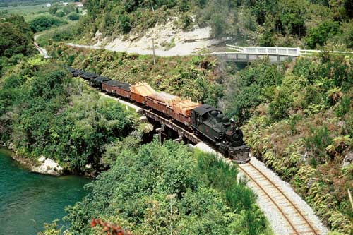Train near Seddonville, 1968 