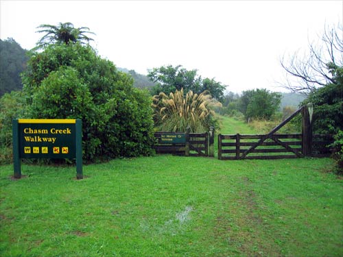 Chasm Creek walkway 