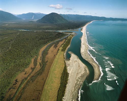 South Westland coastline