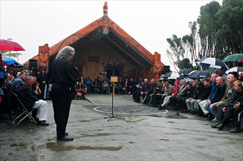 Opening of Te Tauraka Waka a Māui marae