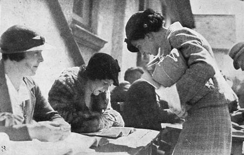 Going to the polls, 1935 
