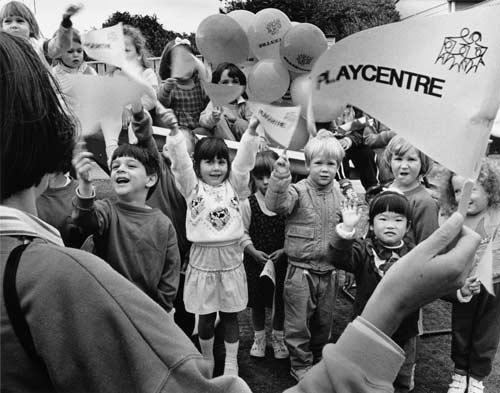 Playcentre children, Wellington