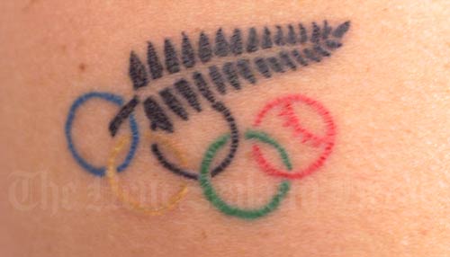Wearing the silver fern