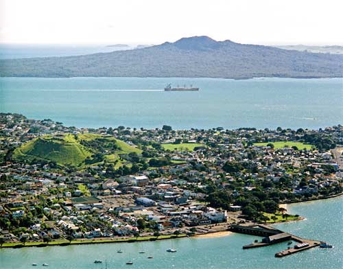 Fortifications at Mt Victoria, Auckland