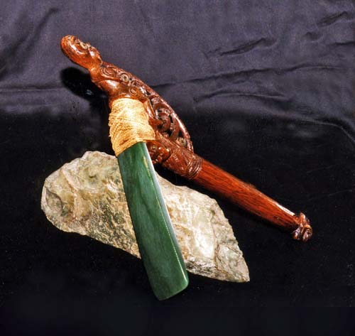 Waiwharangi, the greenstone adze