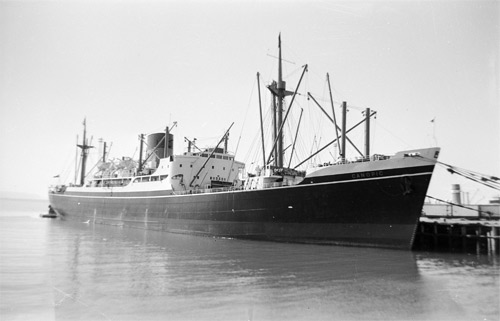 Ship at dock