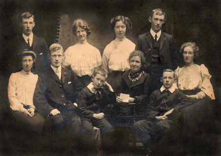 A family group photo