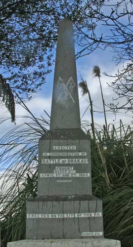 Monument at Ōrākau