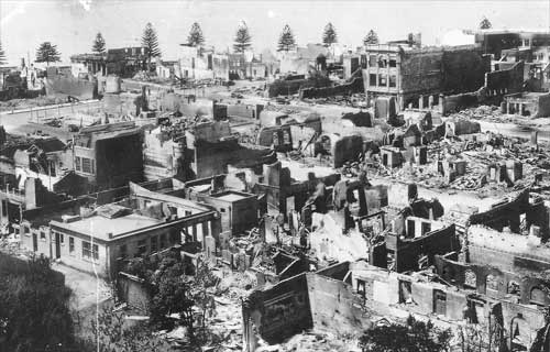 Napier after the 1931 earthquake