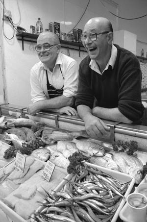 Fish shop owners, Wellington
