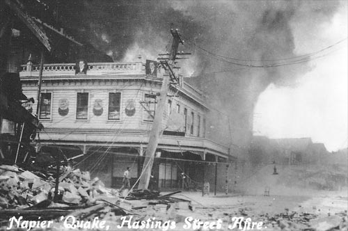 Napier in flames 