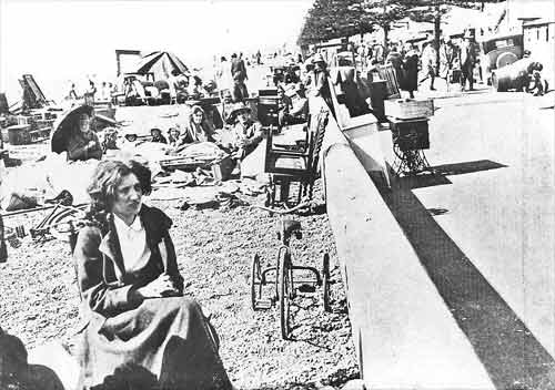 Camping on the beach 
