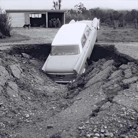 Road subsidence