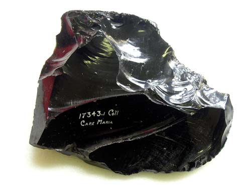 Obsidian from Mayor Island