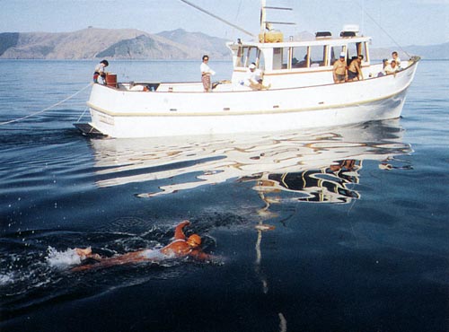 Retracing Hinepoupou’s swim 