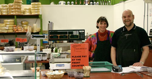 Steven and Valda Scheckter in their shop