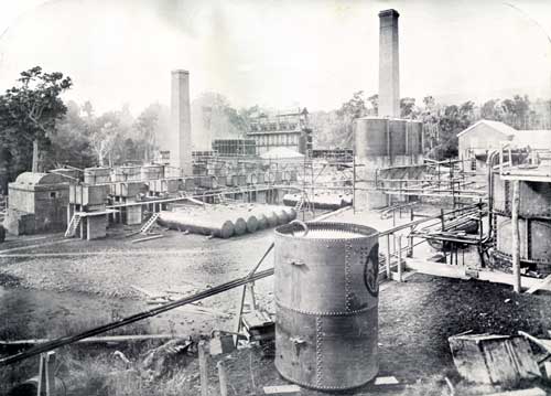 Orepuki oil shale works