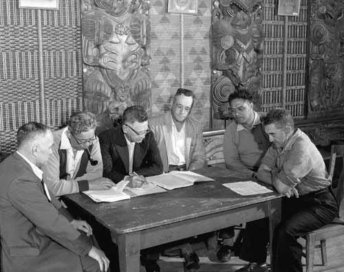 Te Āti Awa of Taranaki tribal meeting