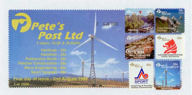 Pete’s Post first day cover