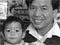 Souphong Lanthong and his son in Wellington, 1988