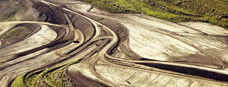 Open-cast coal mine
