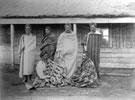 Ngāti Maniapoto chiefs, 1885, photographed by Alfred Henry Burton