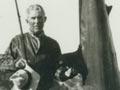 Zane Grey with a mako shark