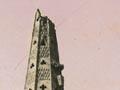 Damaged spire, Christchurch Cathedral