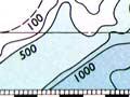Bathymetric chart, 1960