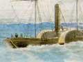 Troops being ferried ashore, New Plymouth