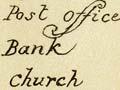 Detail of Auckland plan (3rd of 3)