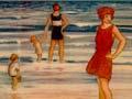 Frolicking at the beach
